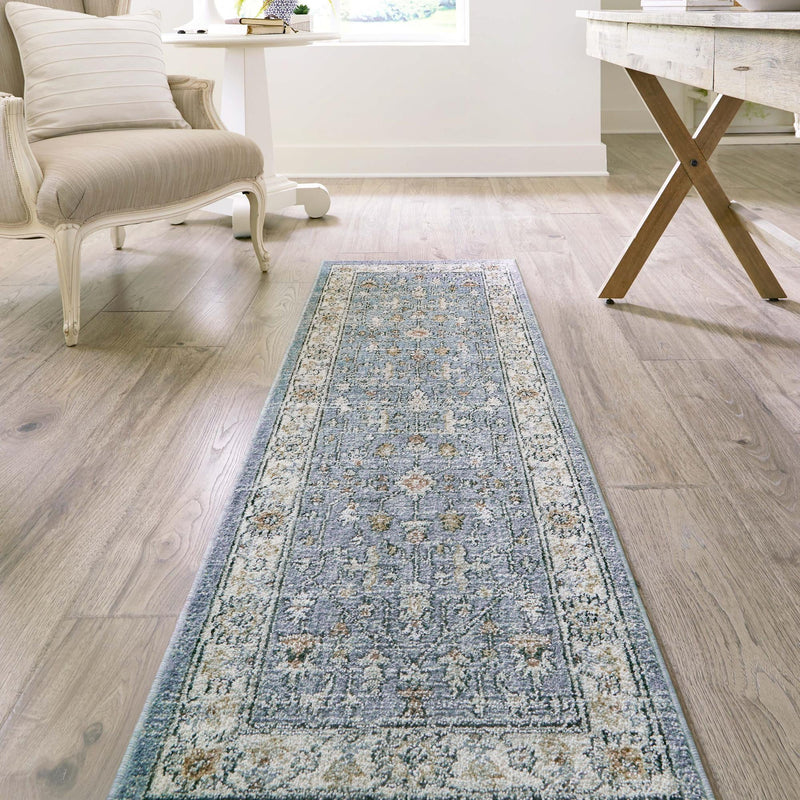 Heritage Harbor Collection Area Rug - Maritime Runner Harbor Blue  lifestyle 201