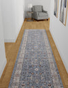 Heritage Harbor Collection Area Rug - Maritime Runner Harbor Blue  lifestyle 170