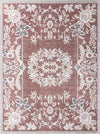 Heritage Harbor Collection Area Rug -  Seabreeze Rectangle Dusty Rose Main