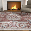 Heritage Harbor Collection Area Rug -  Seabreeze Rectangle Dusty Rose  lifestyle 67