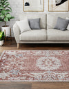 Heritage Harbor Collection Area Rug -  Seabreeze Rectangle Dusty Rose  lifestyle 41