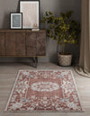 Heritage Harbor Collection Area Rug -  Seabreeze Rectangle Dusty Rose  lifestyle 55