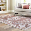 Heritage Harbor Collection Area Rug -  Seabreeze Rectangle Dusty Rose  lifestyle 68