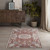 Heritage Harbor Collection Area Rug -  Seabreeze Rectangle Dusty Rose  lifestyle 94