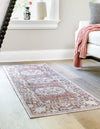 Heritage Harbor Collection Area Rug -  Seabreeze Runner Dusty Rose  lifestyle 108