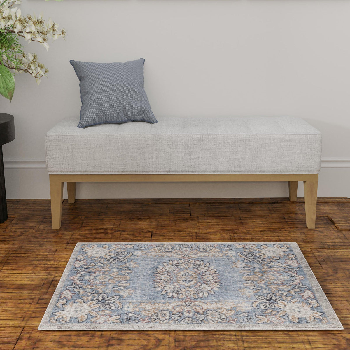 Heritage Harbor Collection Area Rug -  Seabreeze Rectangle Harbor Blue  lifestyle 93