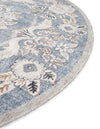 Heritage Harbor Collection Area Rug -  Seabreeze Round Harbor Blue  lifestyle 120