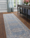 Heritage Harbor Collection Area Rug -  Seabreeze Runner Harbor Blue  lifestyle 124