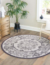 Heritage Harbor Collection Area Rug -  Seabreeze Round Ivory  lifestyle 104