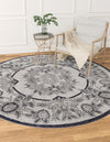 Heritage Harbor Collection Area Rug -  Seabreeze Round Ivory  lifestyle 131