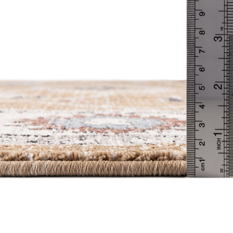Heritage Harbor Collection Area Rug -  Dockside Rectangle Almond Beige  lifestyle 50