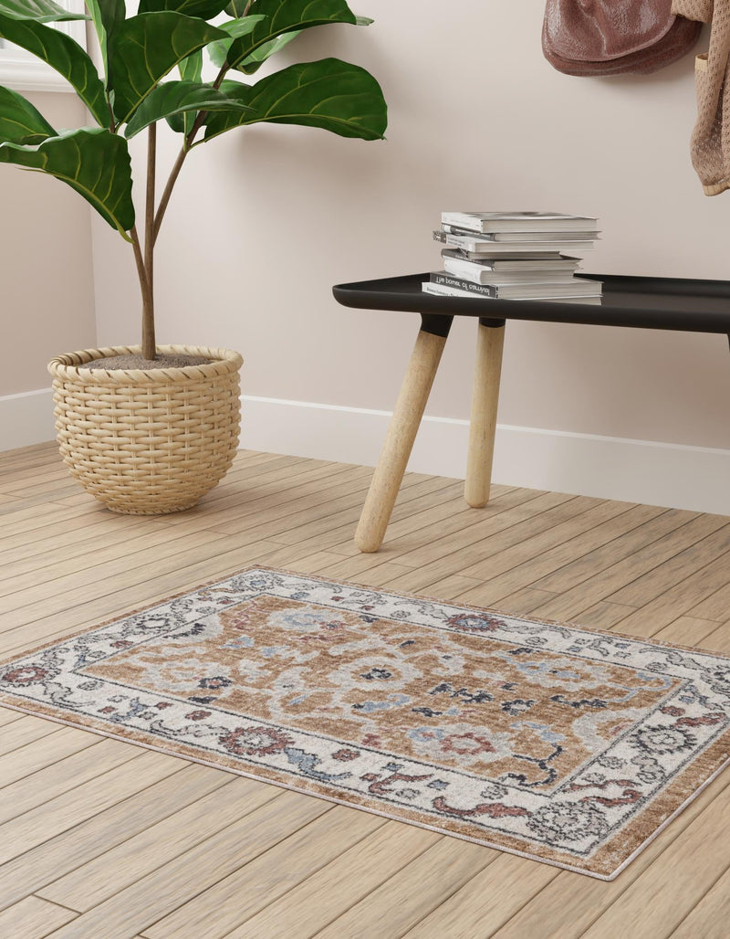 Heritage Harbor Collection Area Rug -  Dockside Rectangle Almond Beige  lifestyle 34