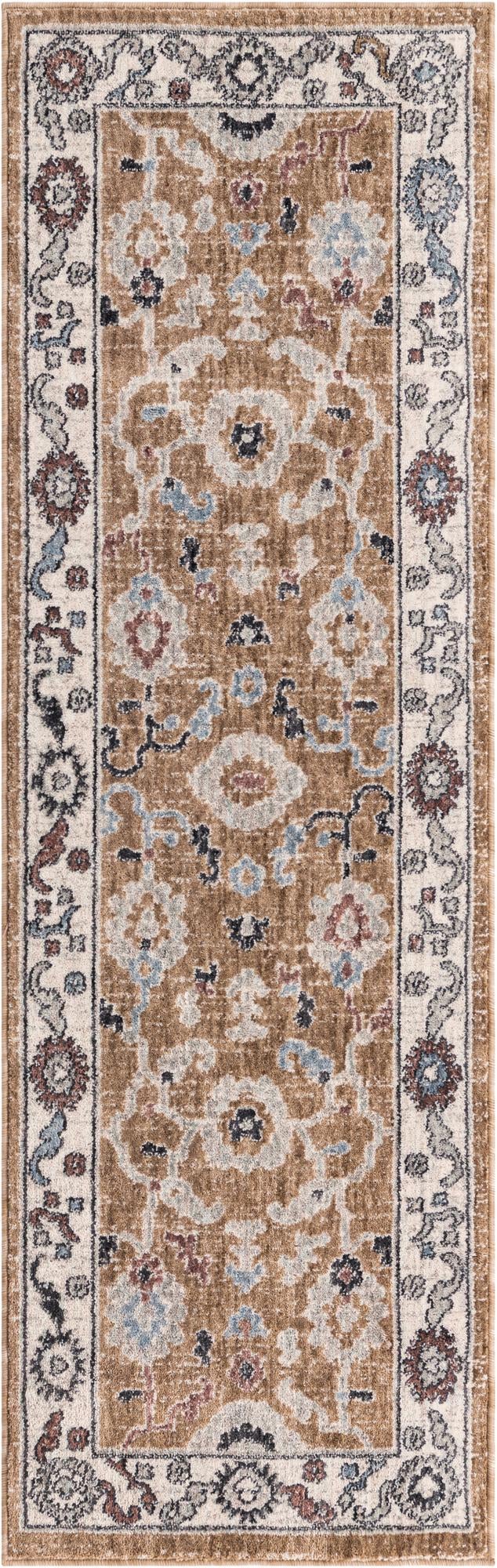 Heritage Harbor Collection Area Rug -  Dockside Runner Almond Beige  lifestyle 106