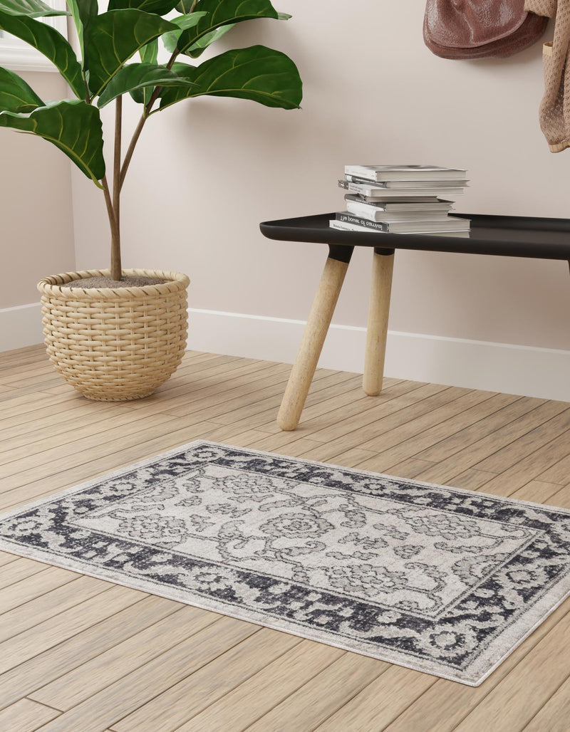 Heritage Harbor Collection Area Rug -  Dockside Rectangle Ivory Gray  lifestyle 19