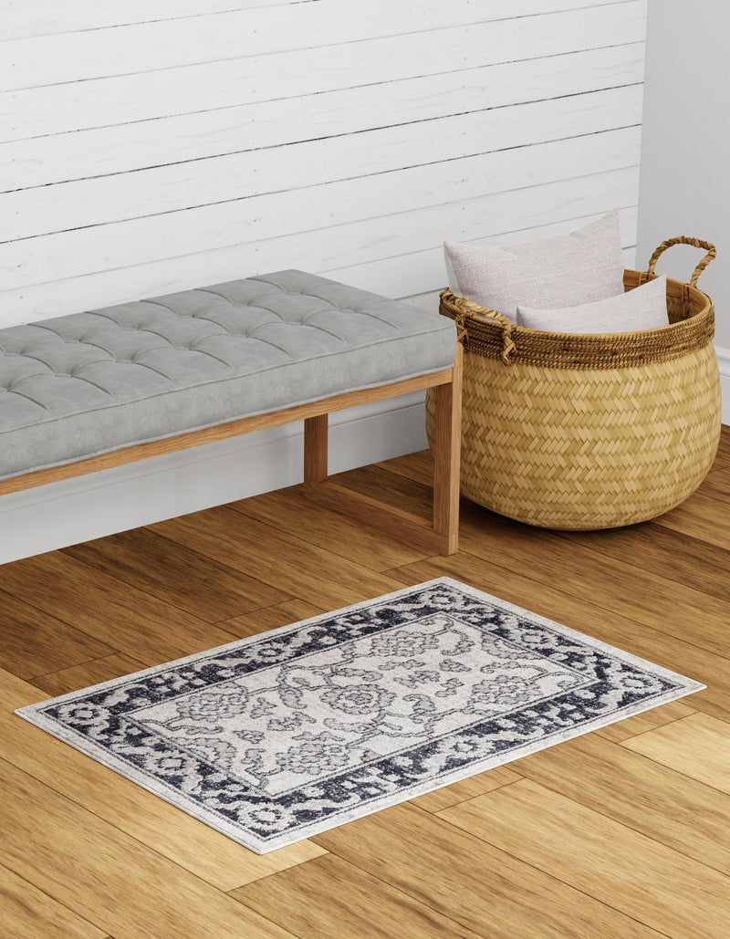 Heritage Harbor Collection Area Rug -  Dockside Rectangle Ivory Gray  lifestyle 37