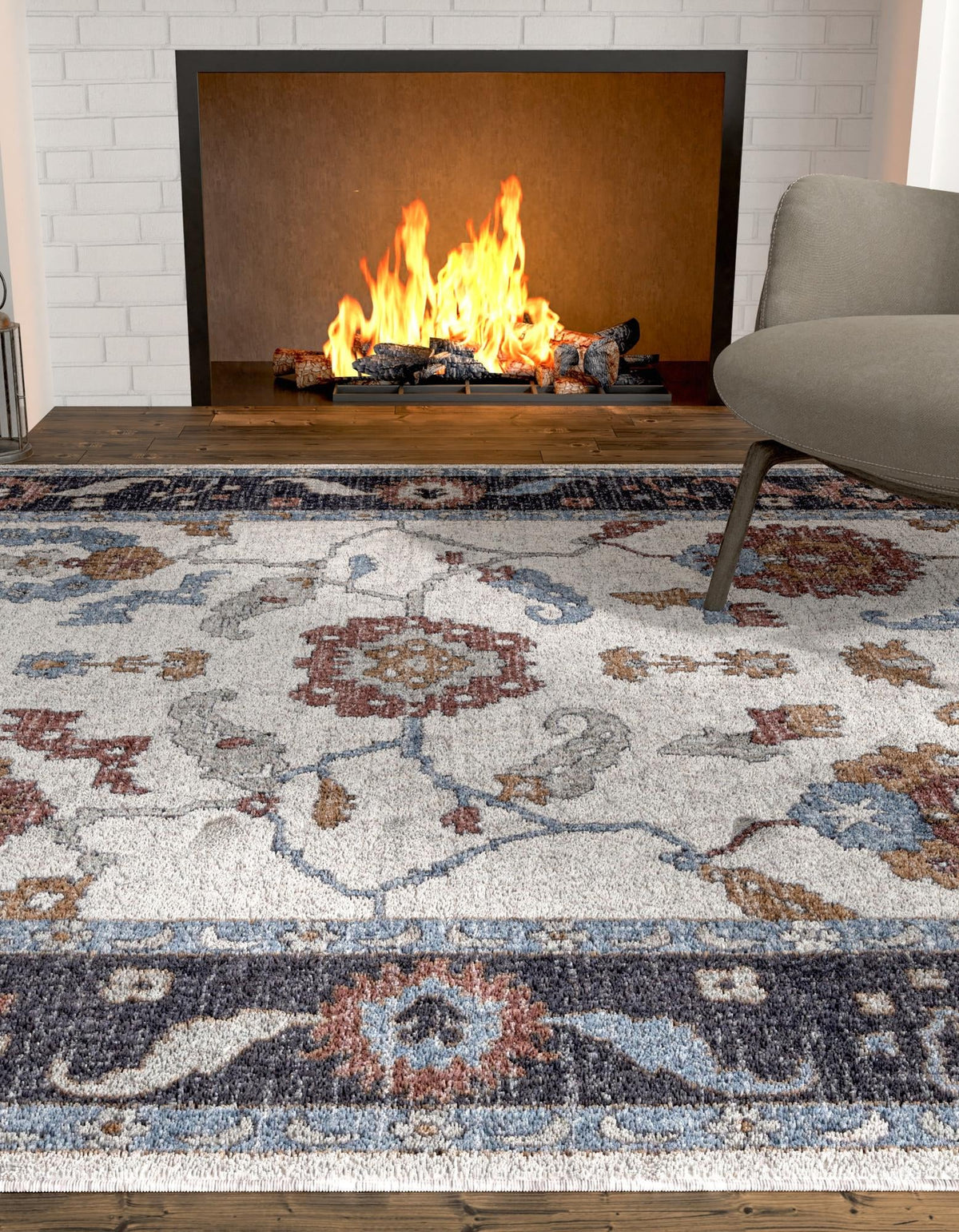 Heritage Harbor Collection Area Rug -  Dockside Rectangle Ivory  lifestyle 16