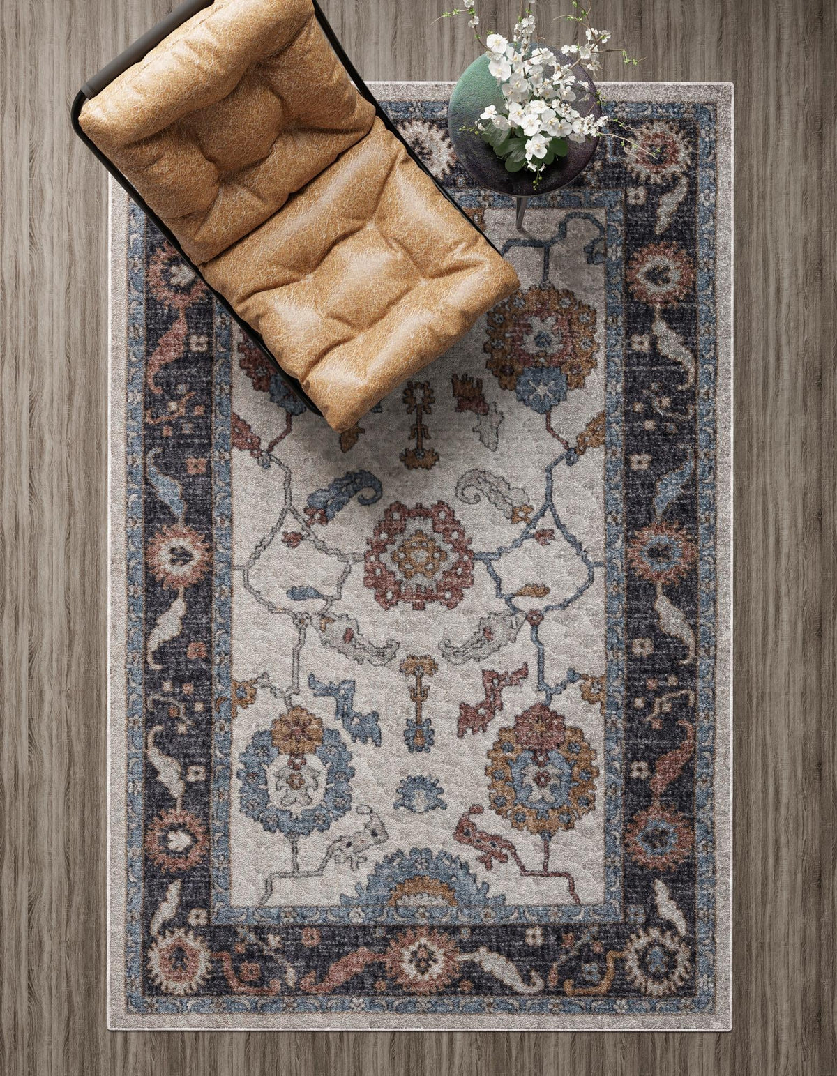 Heritage Harbor Collection Area Rug -  Dockside Rectangle Ivory  lifestyle 23