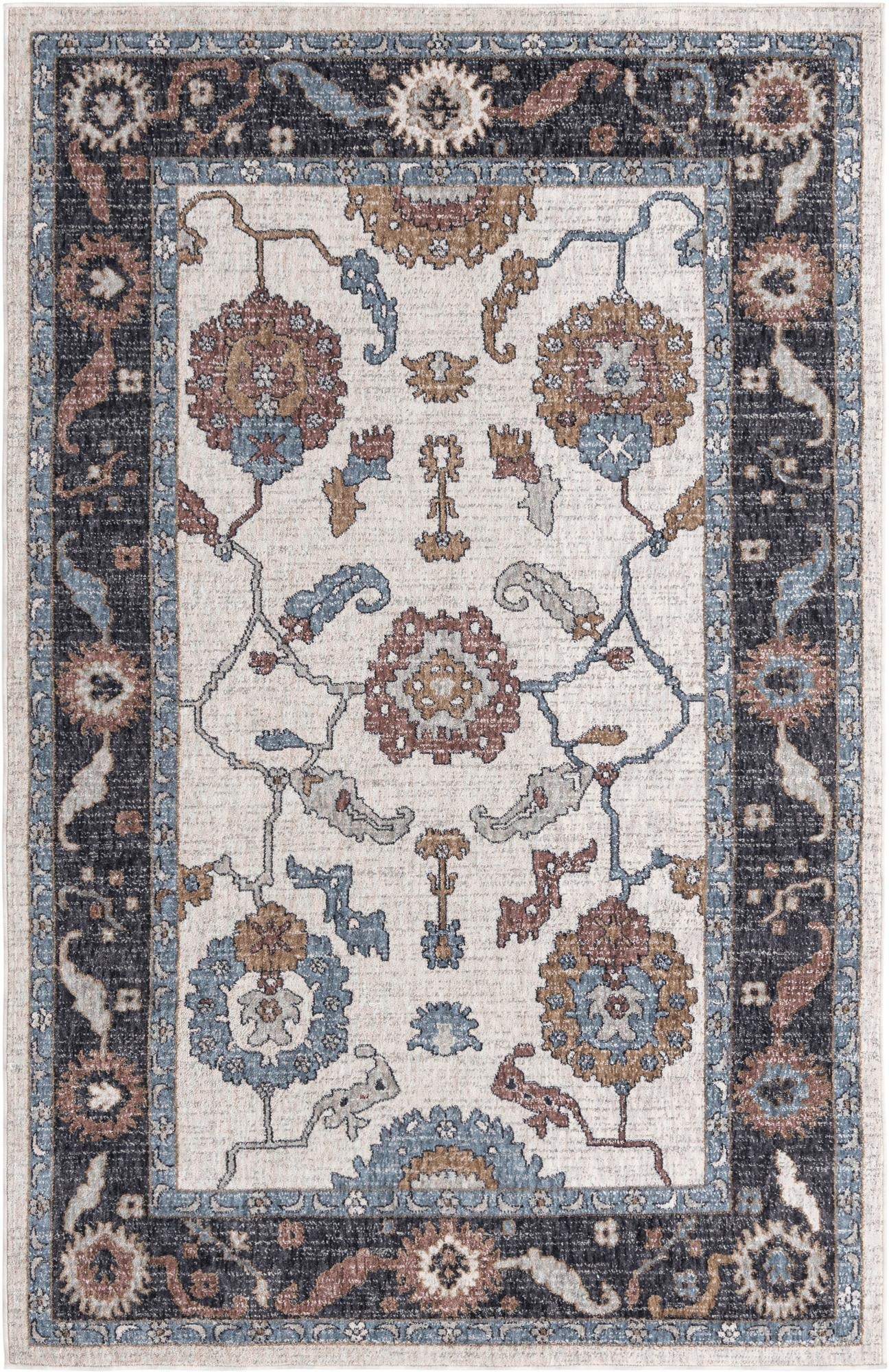 Heritage Harbor Collection Area Rug -  Dockside Rectangle Ivory  lifestyle 2