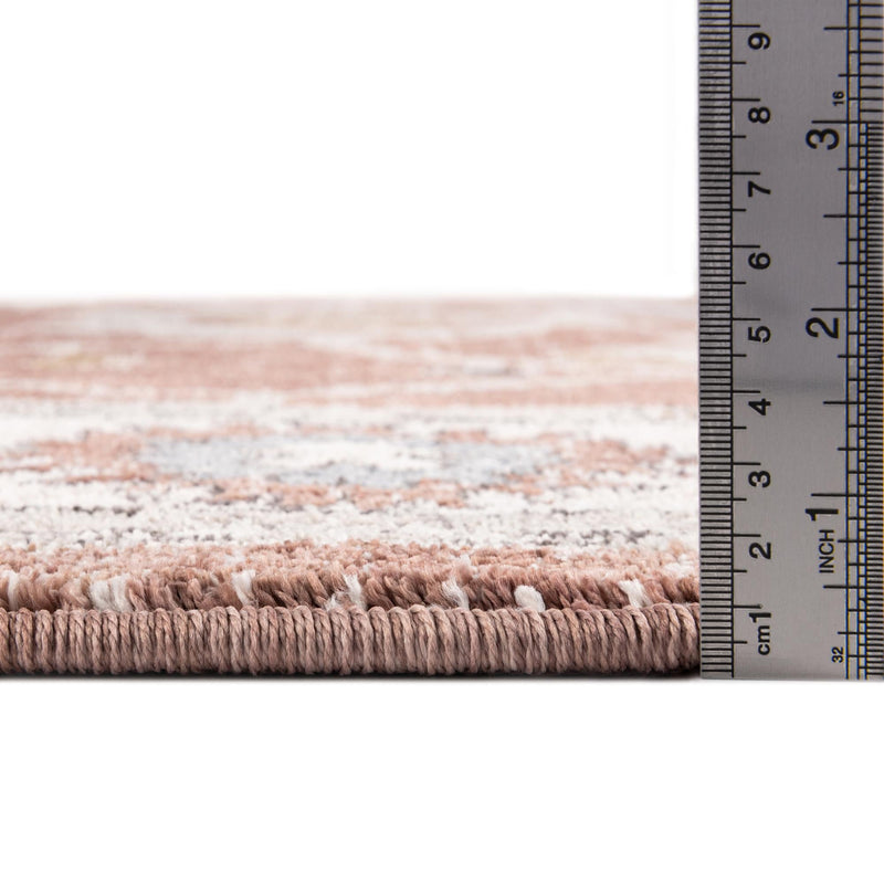 Heritage Harbor Collection Area Rug -  Dockside Rectangle Dusty Rose  lifestyle 25