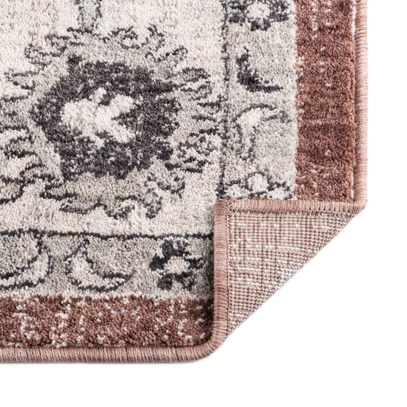 Heritage Harbor Collection Area Rug -  Dockside Rectangle Dusty Rose  lifestyle 37