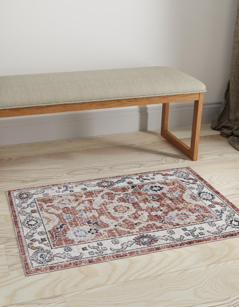 Heritage Harbor Collection Area Rug -  Dockside Rectangle Dusty Rose  lifestyle 42