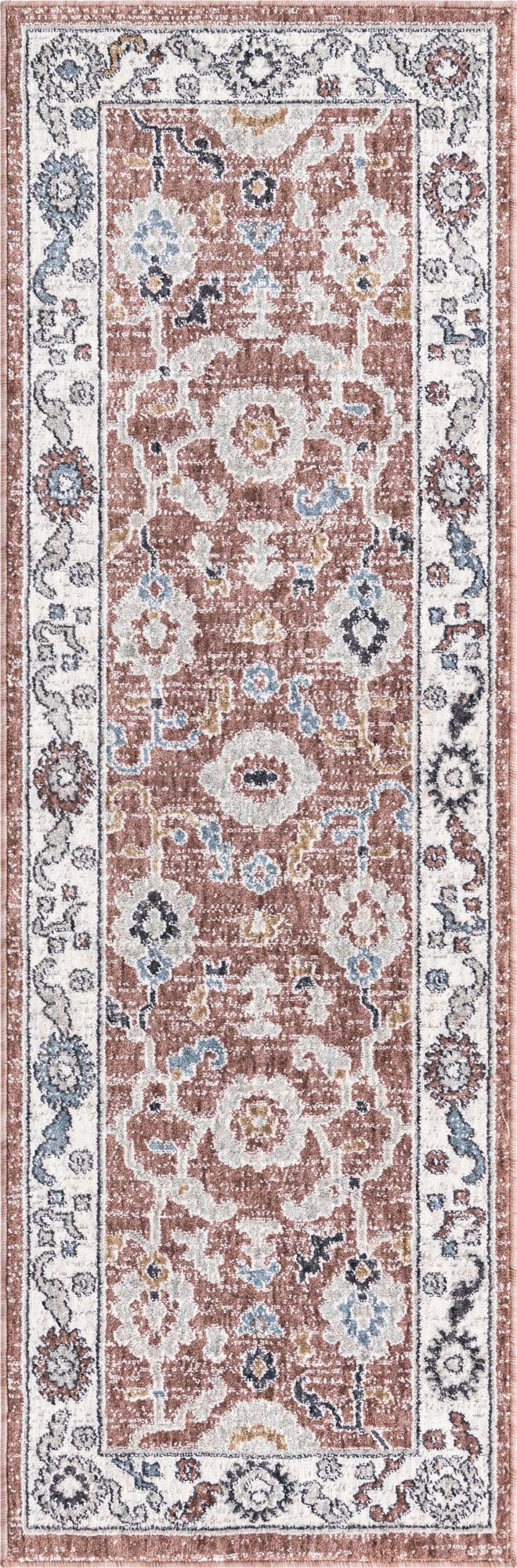 Heritage Harbor Collection Area Rug -  Dockside Runner Dusty Rose  lifestyle 86