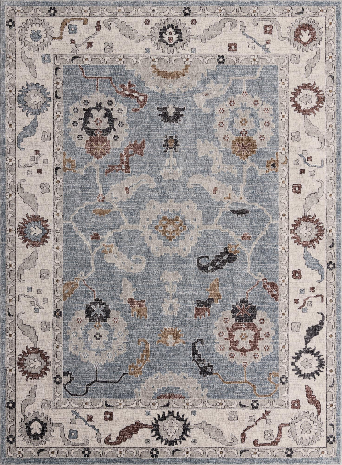 Heritage Harbor Collection Area Rug -  Dockside Rectangle Harbor Blue  lifestyle 5
