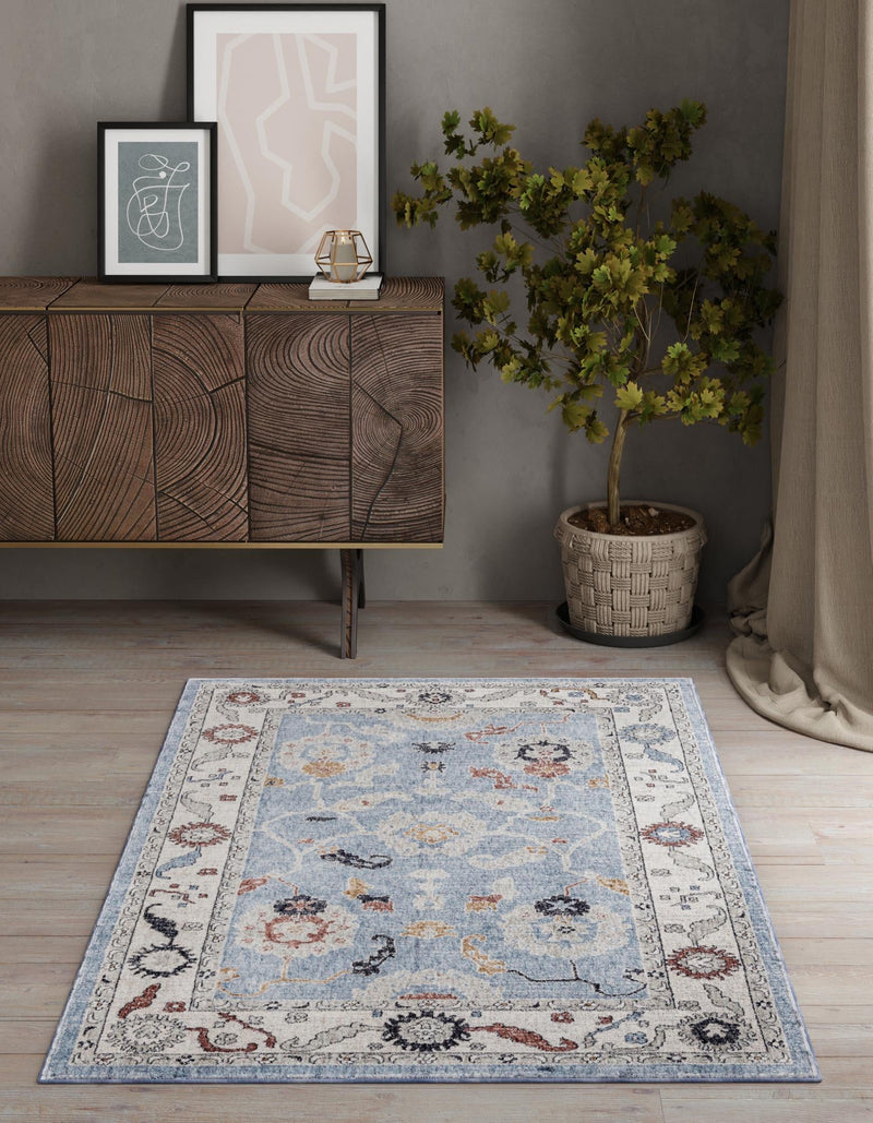 Heritage Harbor Collection Area Rug -  Dockside Rectangle Harbor Blue  lifestyle 39