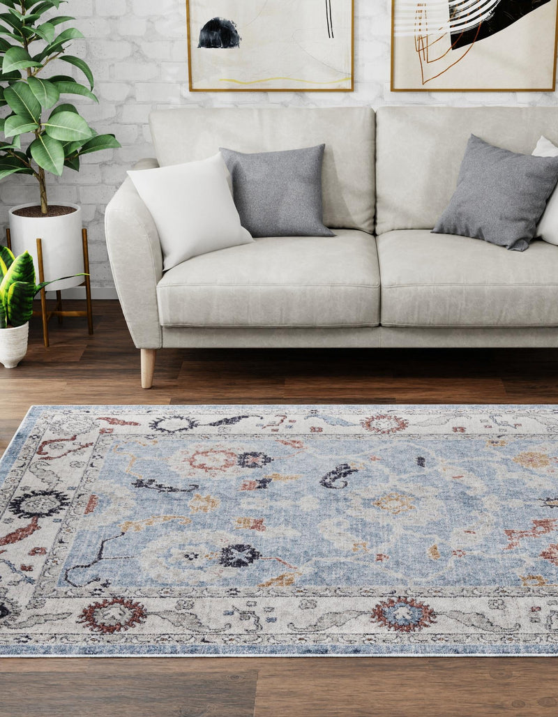 Heritage Harbor Collection Area Rug -  Dockside Rectangle Harbor Blue  lifestyle 86