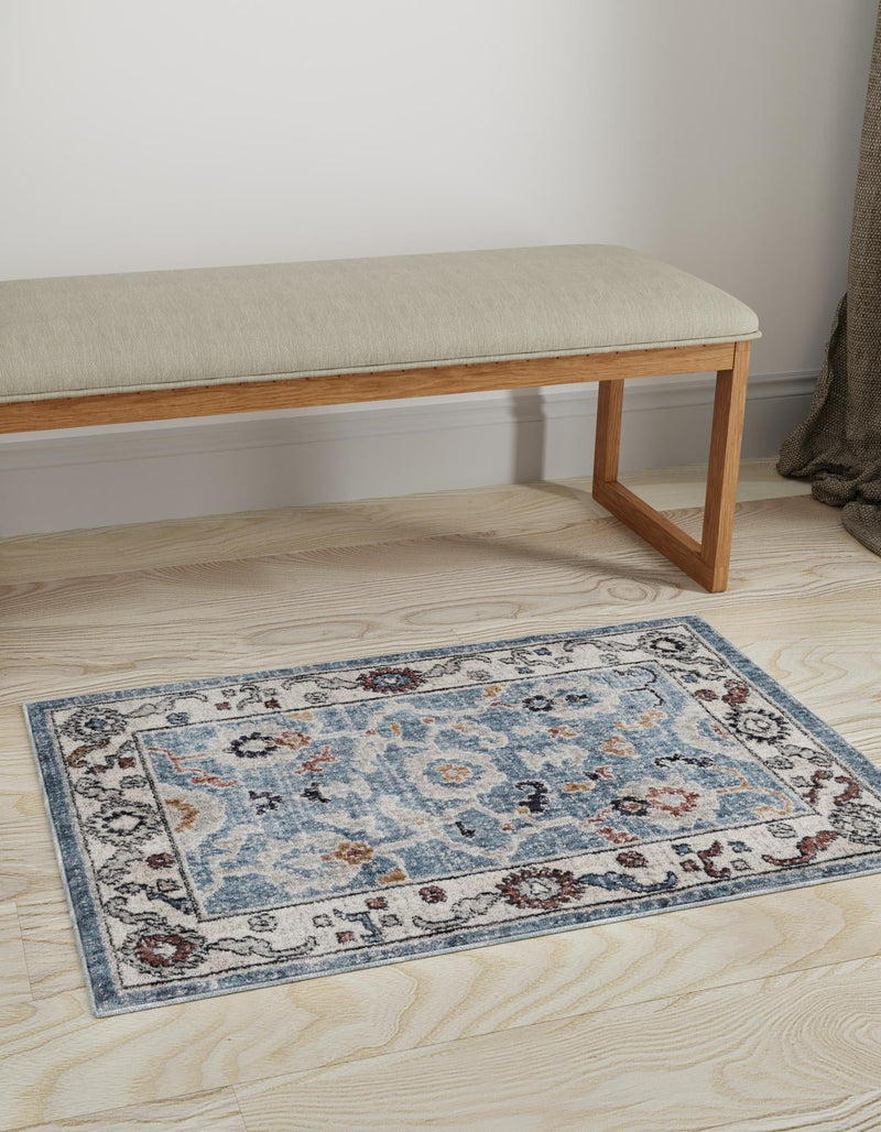 Heritage Harbor Collection Area Rug -  Dockside Rectangle Harbor Blue  lifestyle 87