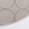 Garden Maze Retreat Collection Area Rug -  Ivyhaven Oval White  lifestyle 121