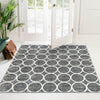 Garden Maze Retreat Collection Area Rug -  Ivyhaven Square Gray  lifestyle 119
