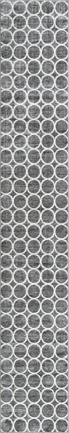 Garden Maze Retreat Collection Area Rug -  Ivyhaven Runner Gray  lifestyle 60