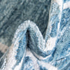 Garden Maze Retreat Collection Area Rug -  Ivyhaven Octagon Blue  lifestyle 120