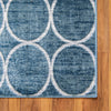 Garden Maze Retreat Collection Area Rug -  Ivyhaven Square Blue  lifestyle 110