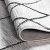 Garden Maze Retreat Collection Area Rug -  Greenbower Square White  lifestyle 130