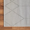 Garden Maze Retreat Collection Area Rug -  Greenbower Square White  lifestyle 156