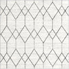 Garden Maze Retreat Collection Area Rug -  Greenbower Square White  lifestyle 54