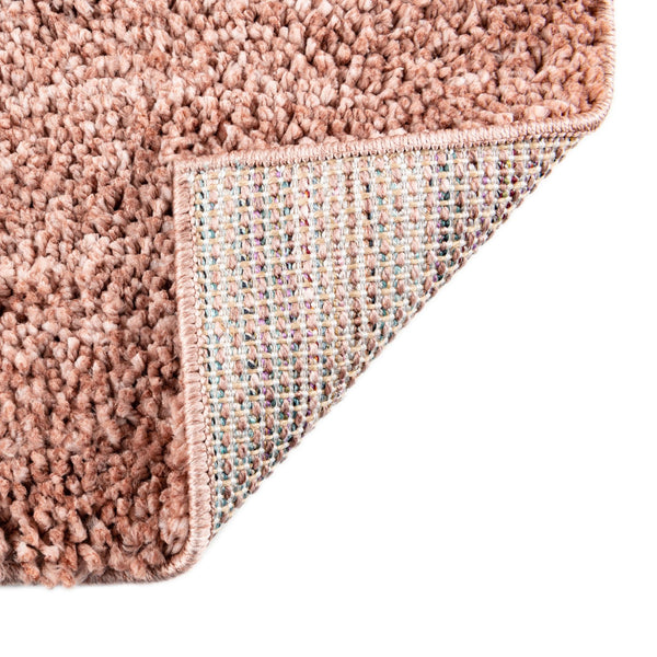 Plush Paradise Retreat Collection Area Rug - Santorini (Grapefruit Pink) Rectangle Grapefruit Pink  lifestyle 8
