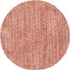 Plush Paradise Retreat Collection Area Rug - Santorini (Grapefruit Pink) Round Grapefruit Pink  lifestyle 12