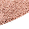 Plush Paradise Retreat Collection Area Rug - Santorini (Grapefruit Pink) Round Grapefruit Pink  lifestyle 27