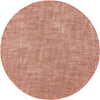 Plush Paradise Retreat Collection Area Rug - Santorini (Grapefruit Pink) Round Grapefruit Pink  lifestyle 15