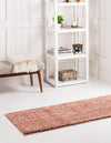 Plush Paradise Retreat Collection Area Rug - Santorini (Grapefruit Pink) Runner Grapefruit Pink  lifestyle 20