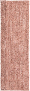 Plush Paradise Retreat Collection Area Rug - Santorini (Grapefruit Pink) Runner Grapefruit Pink  lifestyle 14