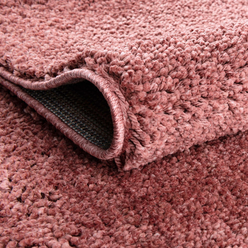 Plush Paradise Retreat Collection Area Rug - Santorini (Pomegranate Red) Rectangle Pomegranate Red  lifestyle 5