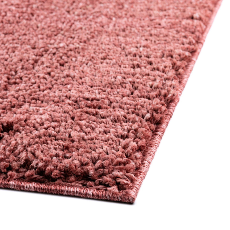 Plush Paradise Retreat Collection Area Rug - Santorini (Pomegranate Red) Rectangle Pomegranate Red  lifestyle 6