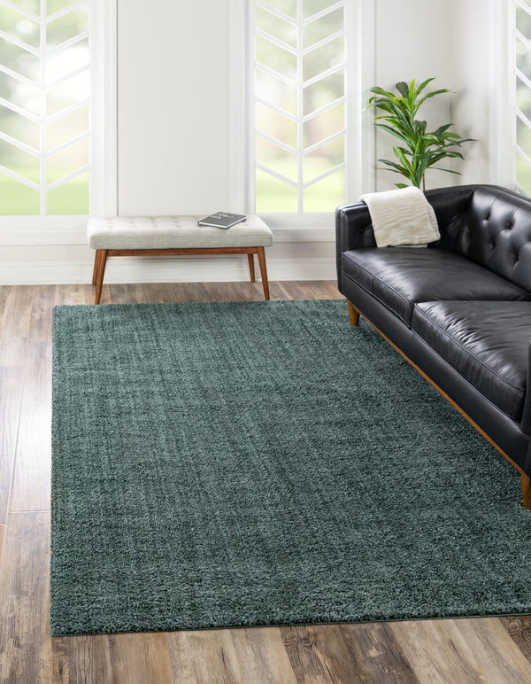 Plush Paradise Retreat Collection Area Rug - Santorini (Rosemary Green) Rectangle Rosemary Green  lifestyle 2