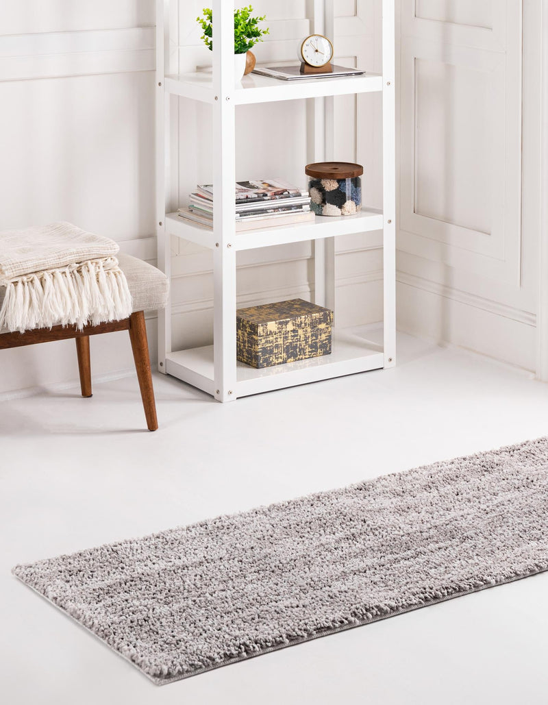 Plush Paradise Retreat Collection Area Rug - Santorini (Ash Gray) Runner Ash Gray  lifestyle 20