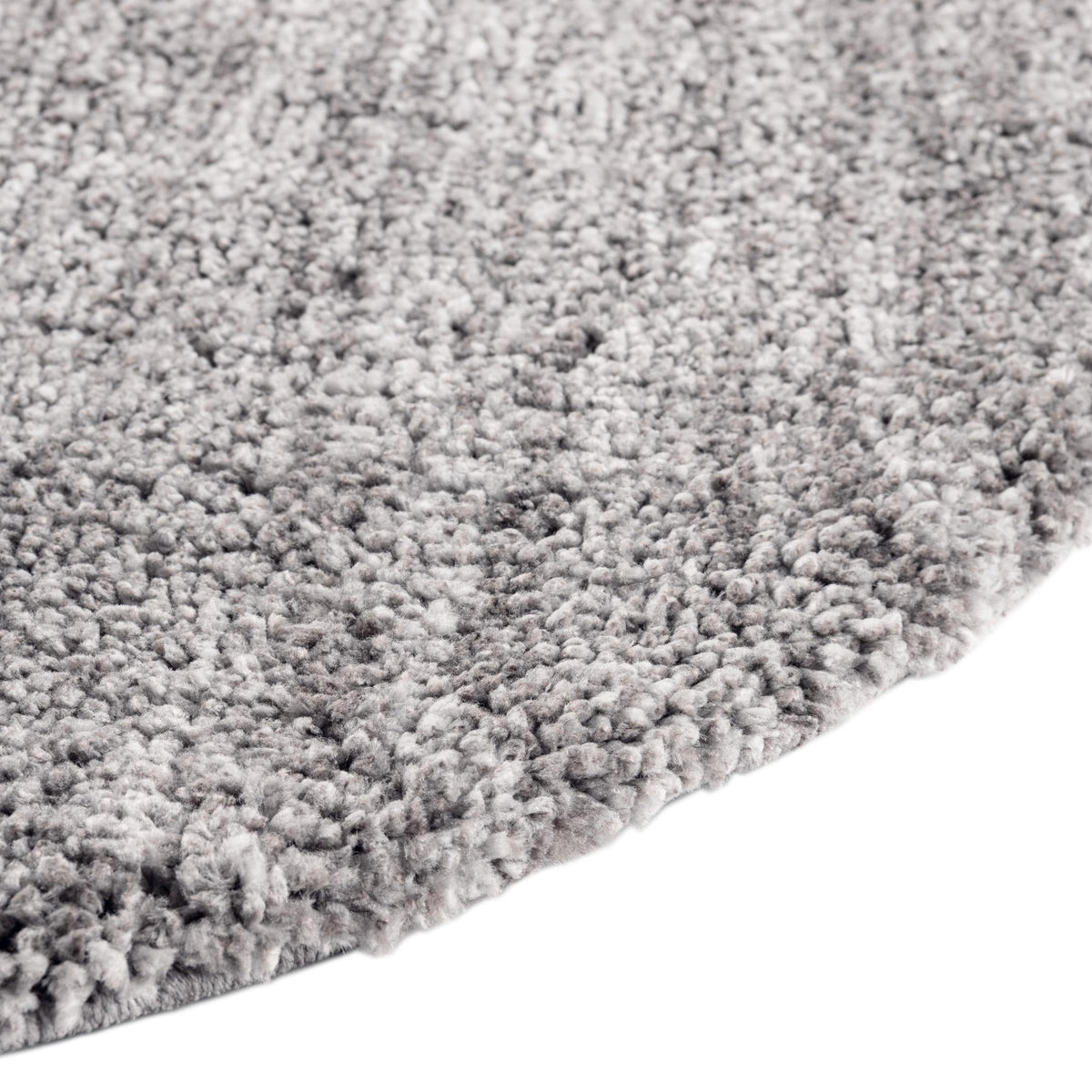 Plush Paradise Retreat Collection Area Rug - Santorini Round Pepper Gray  lifestyle 87