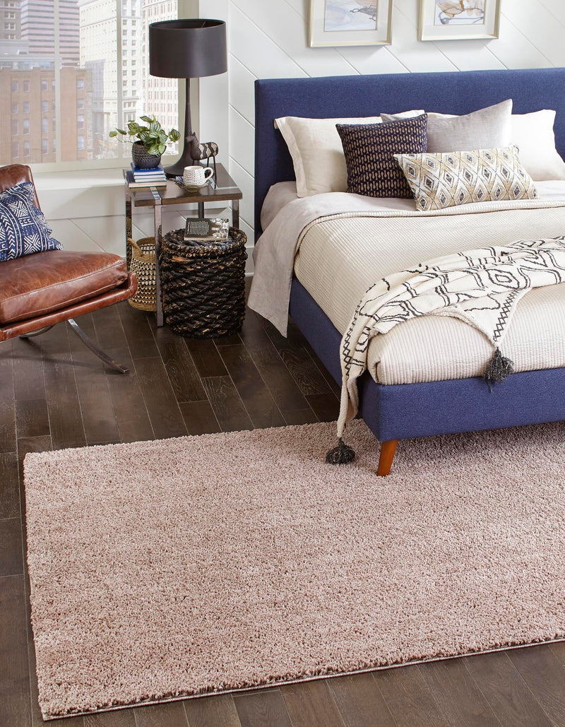 Plush Paradise Retreat Collection Area Rug - Santorini (Mushroom) Rectangle Mushroom  lifestyle 3